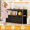 Multi-Purpose MDF Kids 3-Drawer Storage Cabinet with Wheels for Kids Room Living Room or Bedroom